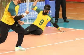 Seleção brasileira masculina vai à semifinal do Mundial de goalball Seleção brasileira masculina vai à semifinal do Mundial de goalball