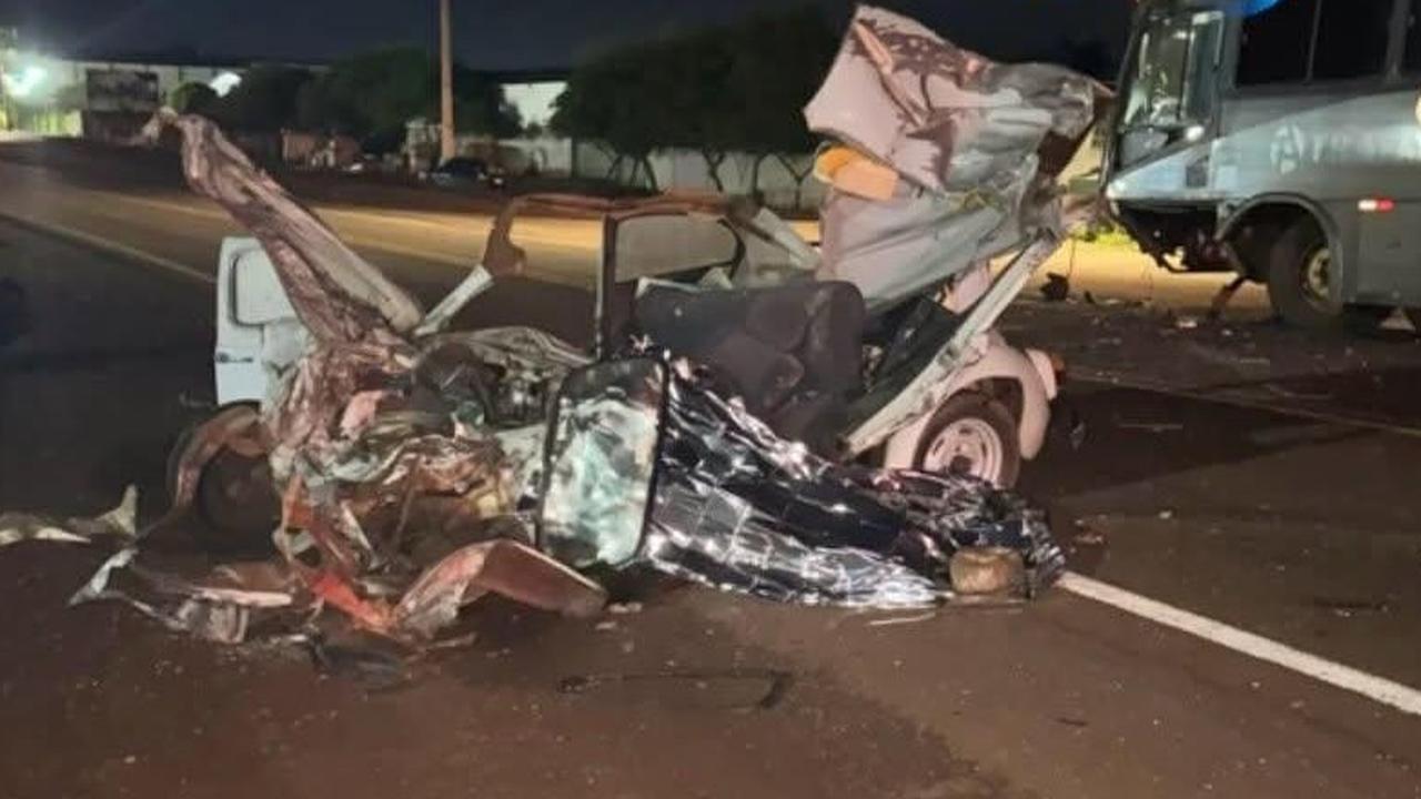 Imagem relativa a Pais de Vinicius da Silva Santana passaram pelo local momentos depois do acidente fatal acontecer