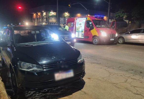 Vítima de atropelamento é socorrida no São Cristóvão