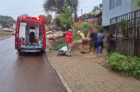 Idosa de 70 anos é socorrida pelo Siate após cair no banheiro