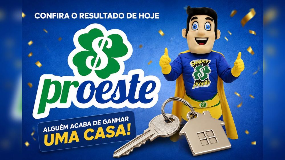 Morador de Foz do Iguaçu ganha casa de R$ 200 mil no sorteio do Proeste Imagem referente a Morador de Foz do Iguaçu ganha casa de R$ 200 mil no sorteio do Proeste
