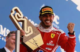 F1: Hamilton não segura a emoção ao desencantar com a Ferrari em Barcelona: 'Sonho alcançado'