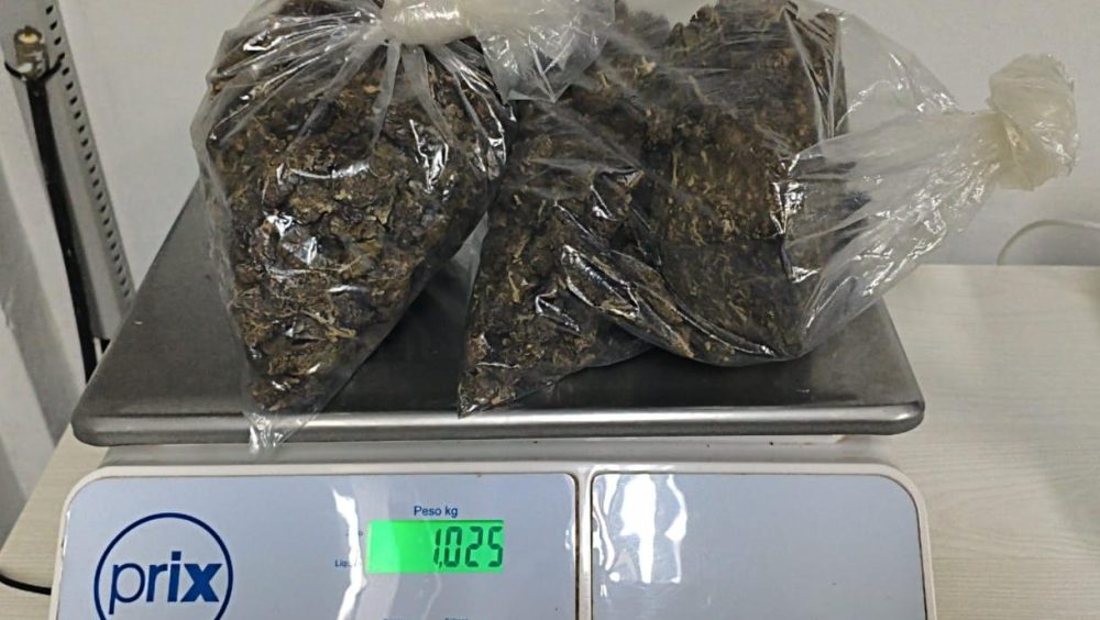 Jovem paraguaio é preso com mais de 1 kg de maconha durante fiscalização na PR-585 Imagem referente a Jovem paraguaio é preso com mais de 1 kg de maconha durante fiscalização na PR-585