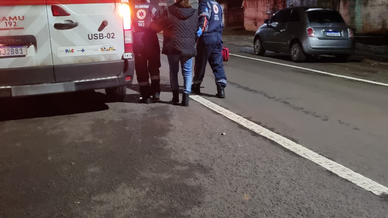 Idosa passa mal durante culto em igreja e é socorrida pelo Samu em Cascavel
