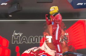 F1: Hamilton aproveita estratégia, vence GP de Barcelona e ganha a primeira na Ferrari F1: Hamilton aproveita estratégia, vence GP de Barcelona e ganha a primeira na Ferrari