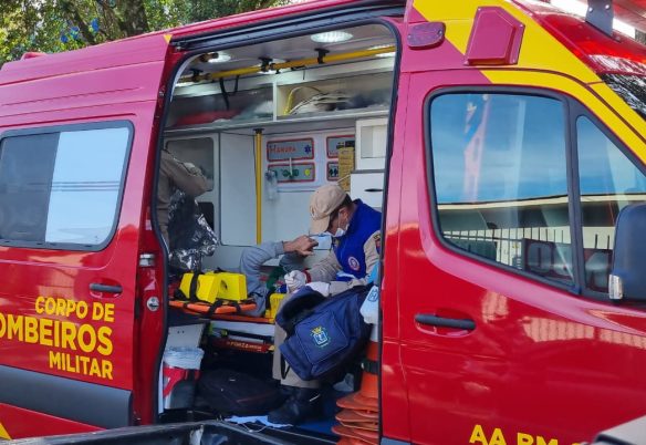 Acidente de trânsito deixa motociclista ferido no Nova Cidade