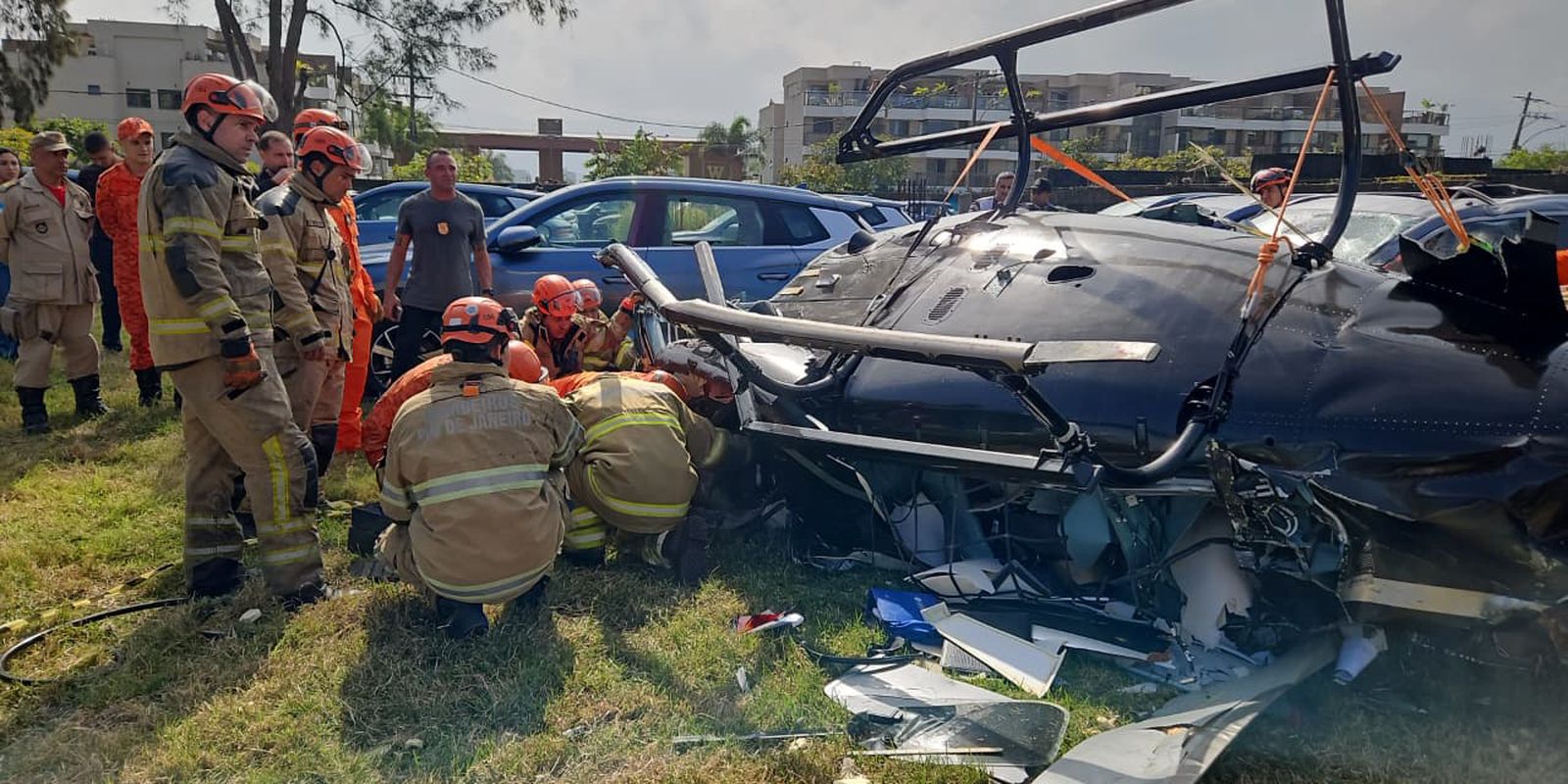 Imagem referente a Anac investiga se helicóptero que colidiu fazia transporte clandestino