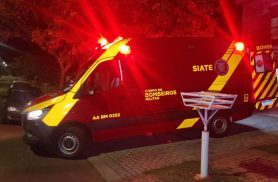 Idoso de 81 anos sofre queda de escada em residência no Recanto Tropical