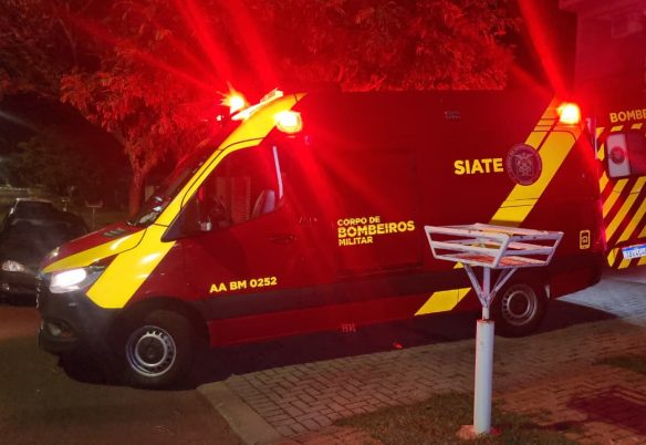 Idoso de 81 anos sofre queda de escada em residência no Recanto Tropical