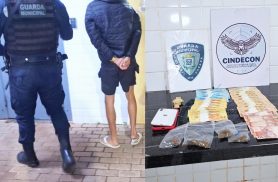 GM apreende dinheiro, celulares e maconha com rapaz abordado na Rua Pedro Ivo