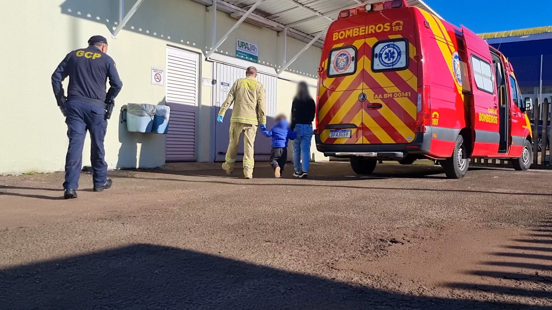 Menino de 2 anos é encaminhado à UPA após queda em CMEI de Cascavel