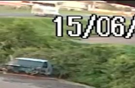 Câmera registra acidente com três mortes na rodovia BR-277