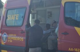 Com moto elétrica, jovem fica ferido em acidente de trânsito no Alto Alegre