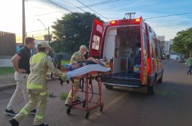 Colisão entre bicicleta e van parada deixa vítima no Alto Alegre Colisão entre bicicleta e van parada deixa vítima no Alto Alegre