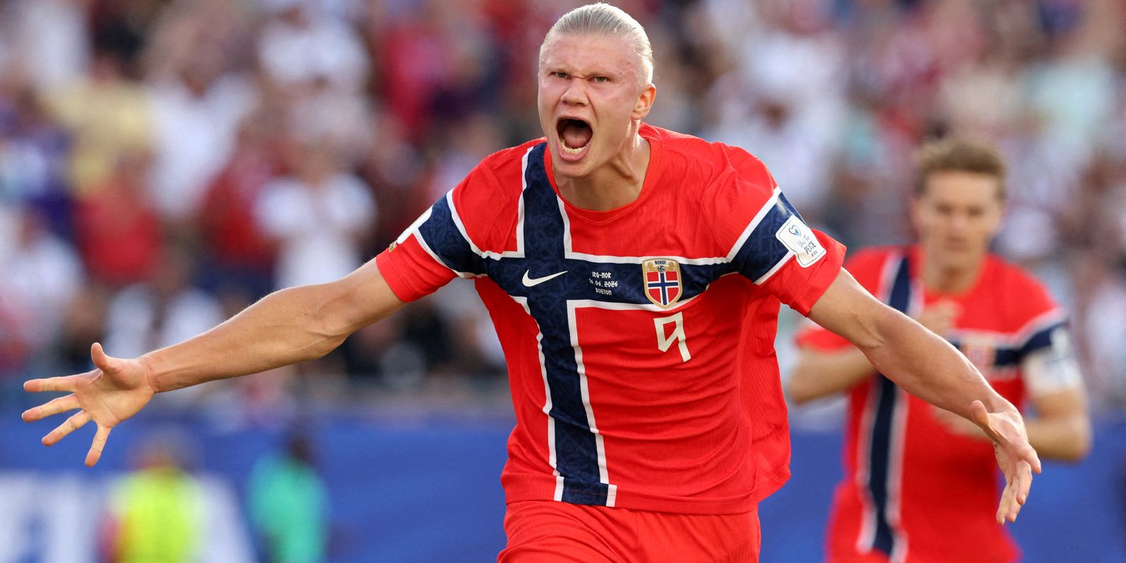 Imagem relativa a Haaland brilha e Noruega goleia Iraque em seu retorno à Copa do Mundo