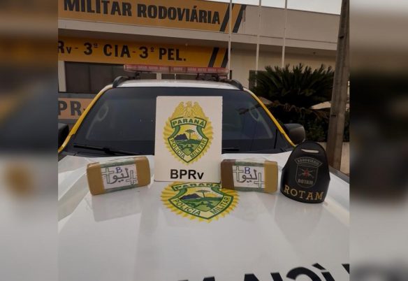 Homem é preso com mais de 2 quilos de crack na PR-323, em Perobal Homem é preso com mais de 2 quilos de crack na PR-323, em Perobal