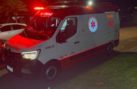 Mulher de 58 anos cai de escada no bairro Cataratas e é socorrida pelo SAMU Mulher de 58 anos cai de escada no bairro Cataratas e é socorrida pelo SAMU