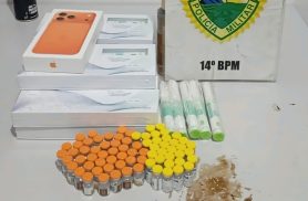 Canetas emagrecedoras e medicamentos estrangeiros são apreendidos em ônibus de Foz do Iguaçu