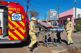 Homem sofre queda de escada durante manutenção de câmeras no Bairro Santo Onofre