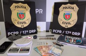 PCPR prende três pessoas e apreende drogas durante ações em Cruzeiro do Oeste
