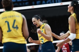 Brasil domina França e segue sem perder na Liga das Nações feminina
