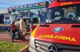 Idosa cai de triciclo na ciclovia da Avenida Barão do Rio Branco