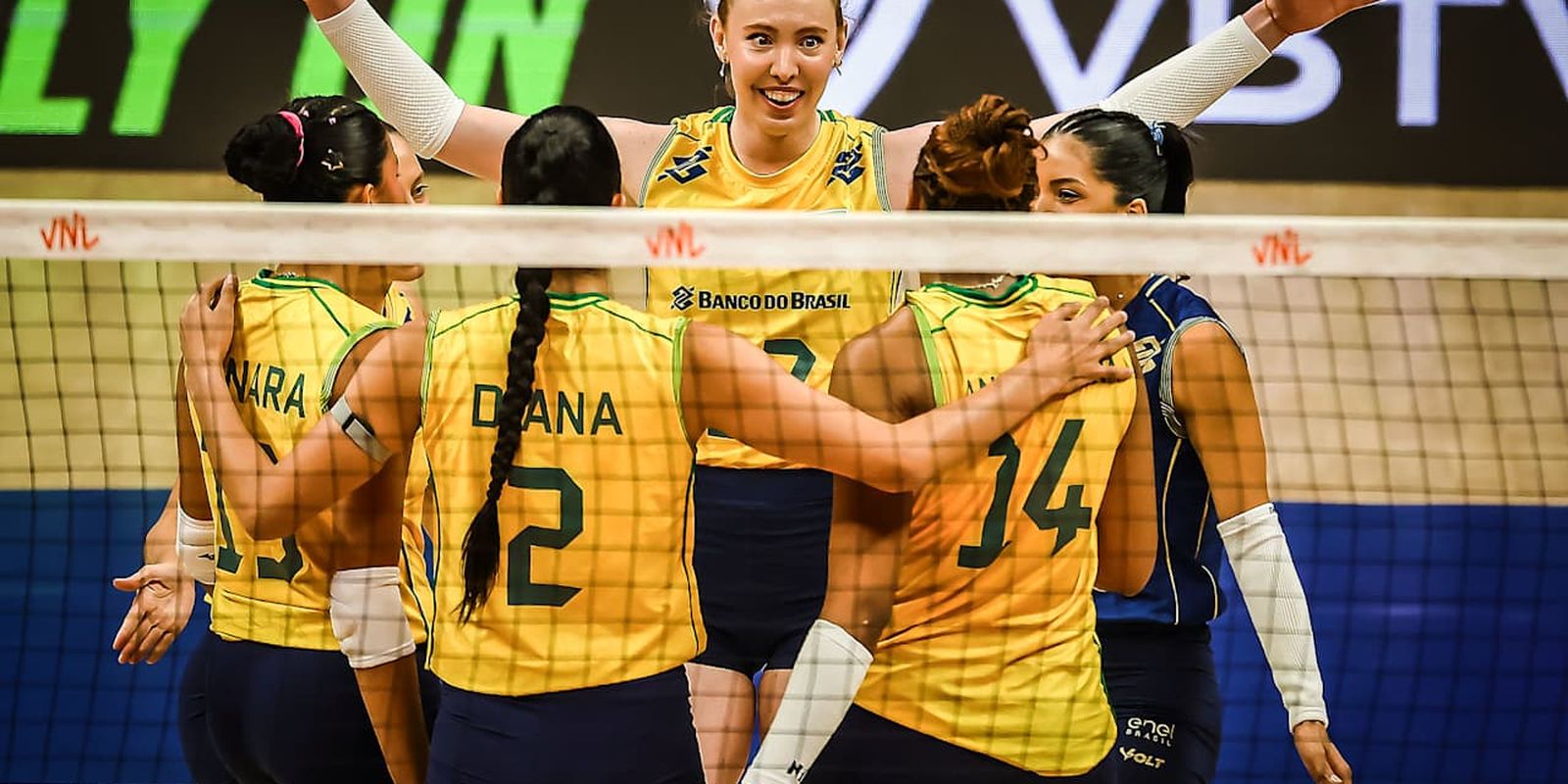 Imagem relativa a Brasil: invencibilidade e liderança na Liga Mundial de Vôlei