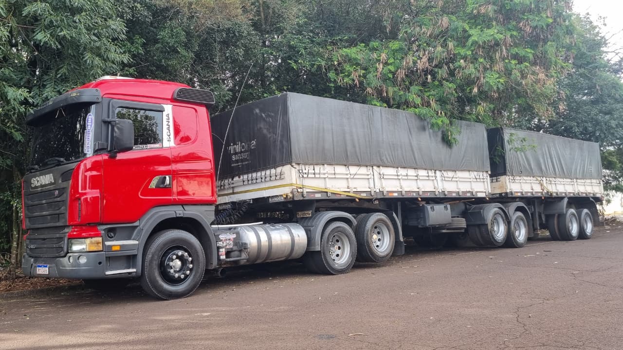 Scania furtada é recuperada pela Guarda Municipal após denúncia
