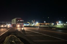 Obra noturna na BR-277 altera tráfego em Cascavel nesta quinta-feira