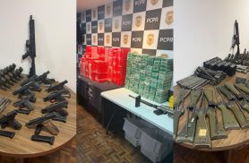 PCPR intercepta carga de drogas e arsenal de armas avaliadas em R$ 22 milhões em Campo Largo