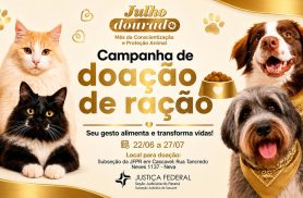 Justiça Federal de Cascavel lança campanha de doação de ração