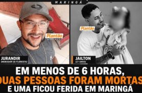 Em menos de seis horas, Maringá registra duas execuções e um baleado