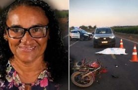 Servidora pública "Mirusca" morre em acidente de moto após colisão com cavalo