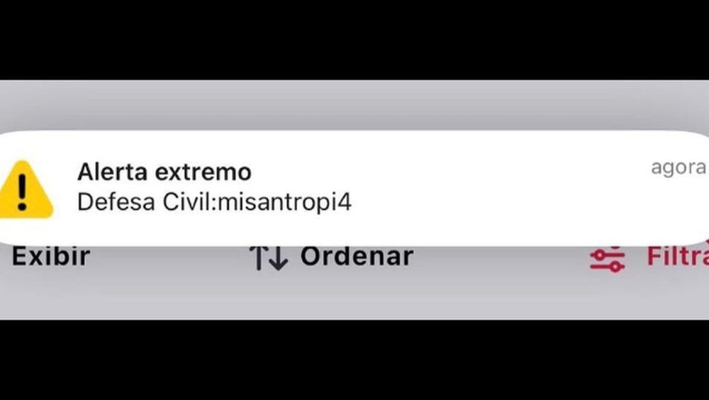 Misantropia: saiba o que significa mensagem disparada em alerta falso Imagem referente a Misantropia: saiba o que significa mensagem disparada em alerta falso
