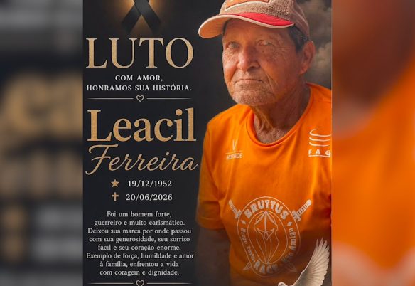 Familiares comunicam o falecimento de Leacil Ferreira Familiares comunicam o falecimento de Leacil Ferreira