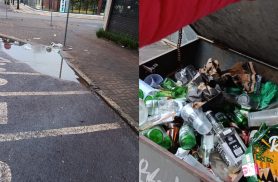 Moradores reclamam de barulho e sujeira na Rua Presidente Bernardes
