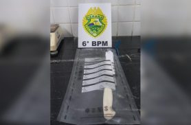 Faca com vestígios de sangue é apreendida após mulher esfaquear vítima no bairro Maria Luiza