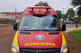 Idoso alcoolizado cai na calçada e é socorrido pelo Siate no Periolo