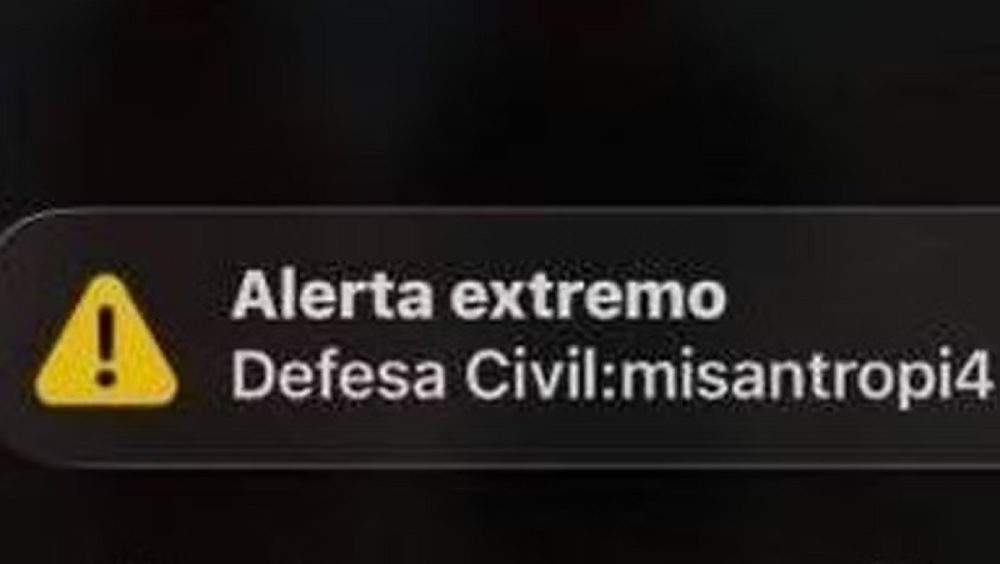 Você recebeu? O que já se sabe sobre o ataque hacker ao sistema de mensagens da Defesa Civil Imagem referente a Você recebeu? O que já se sabe sobre o ataque hacker ao sistema de mensagens da Defesa Civil