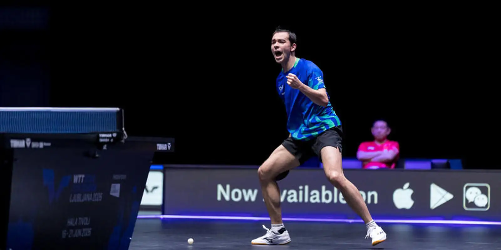 Hugo Calderano cai na final e perde chance do tri no WTT da Eslovênia Imagem referente a Hugo Calderano cai na final e perde chance do tri no WTT da Eslovênia