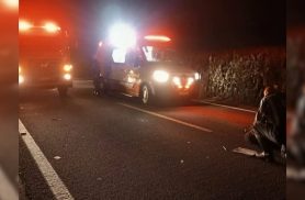 Homem morre atropelado por ônibus na PR-484 em Capitão Leônidas Marques