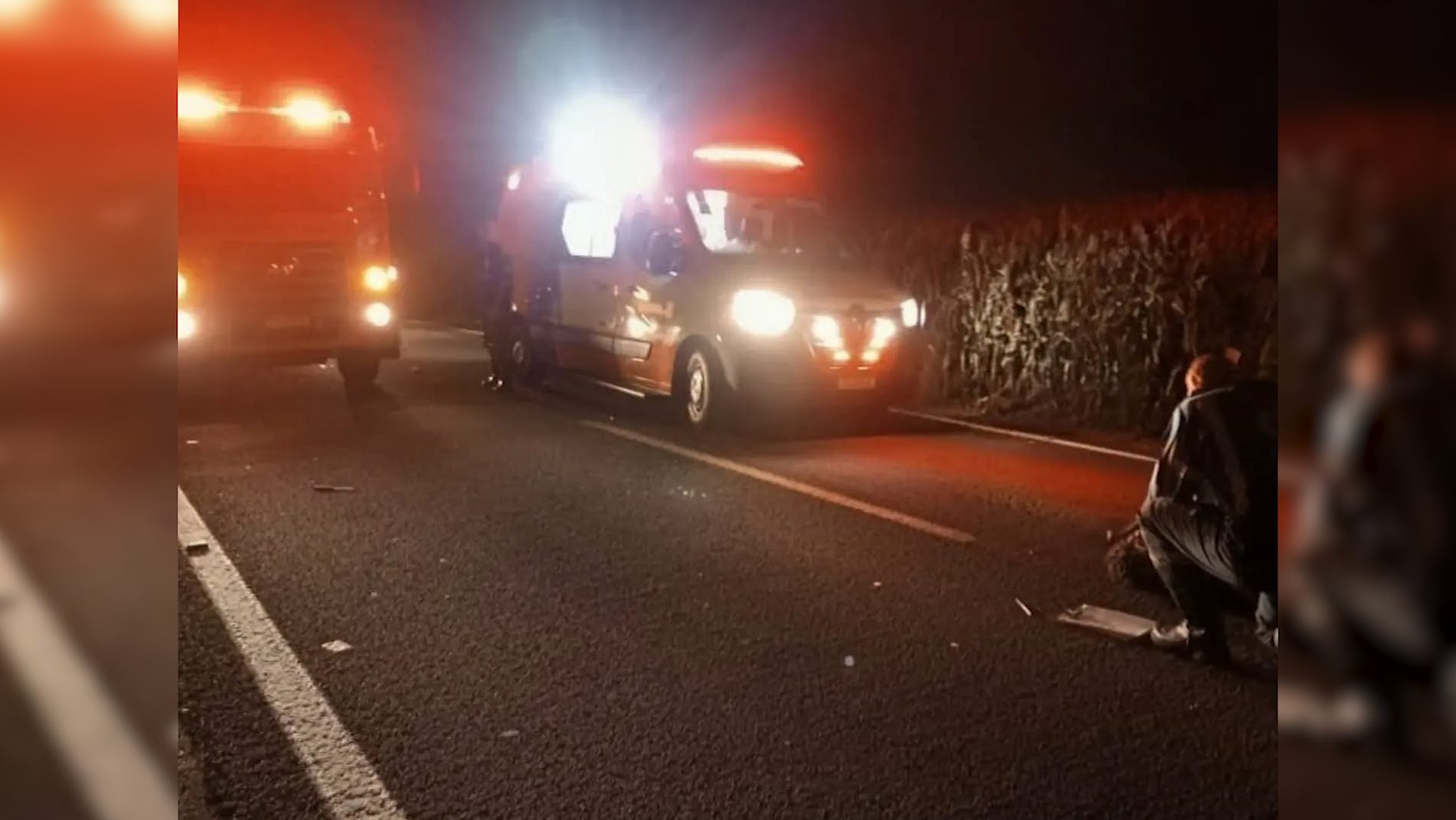 Imagem referente a Homem morre atropelado por ônibus na PR-484 em Capitão Leônidas Marques