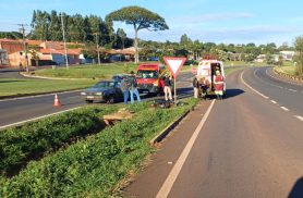 Motociclista fica ferido em acidente na rodovia federal; moto é apreendida com mais de R$ 7 mil em multas