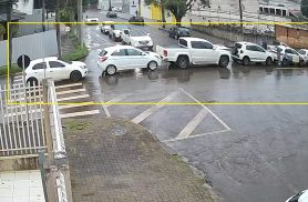 Veja como ocorreu acidente entre 6 veículos no Centro de Cascavel