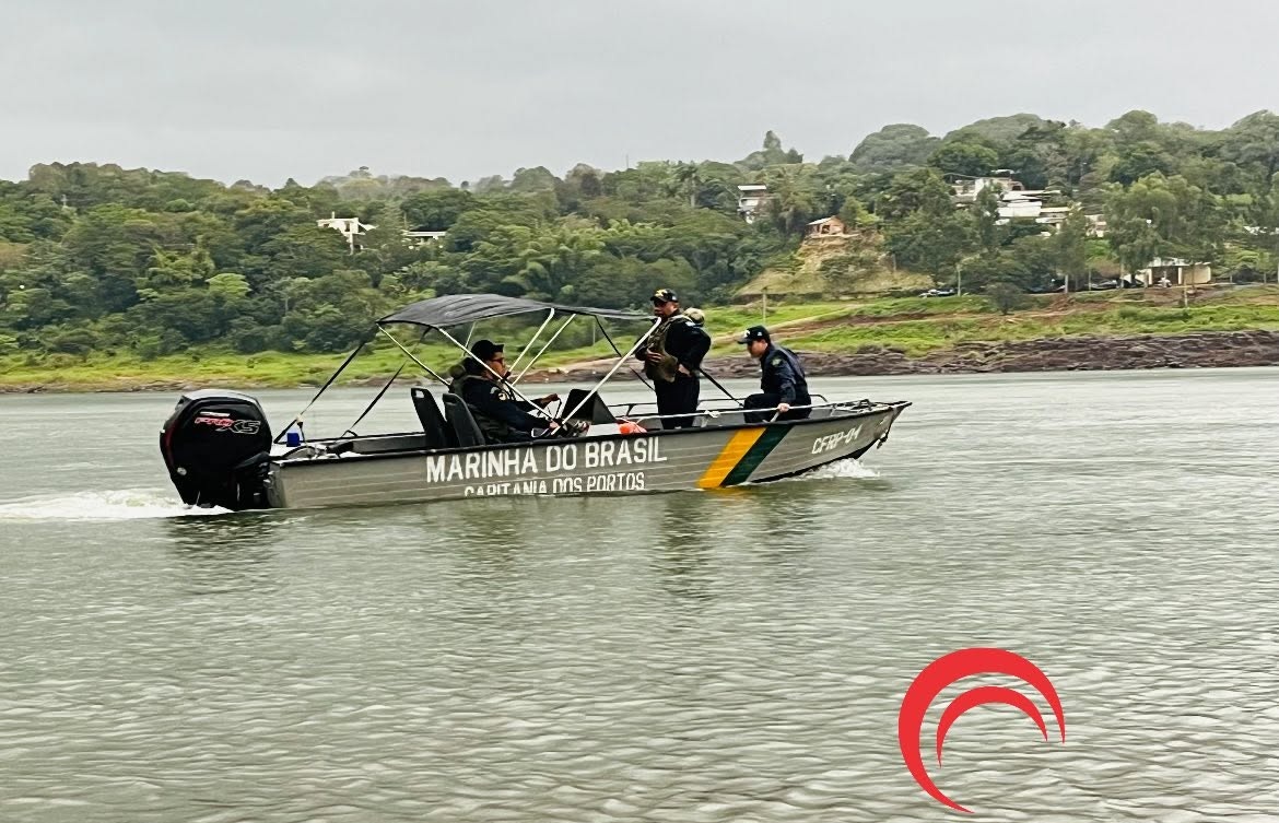 Imagem referente a Corpo é visto boiando no Rio Paraná e buscas mobilizam Marinha próximo à Ponte da Amizade