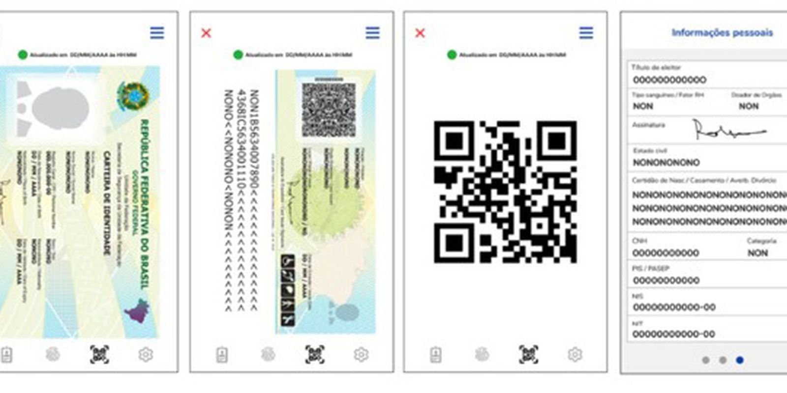 Imagem referente a Saiba usar a versão digital da Carteira de Identidade Nacional