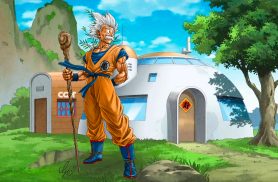 Toyotaro recria arte clássica de Goku idoso e surpreende fãs de Dragon Ball
