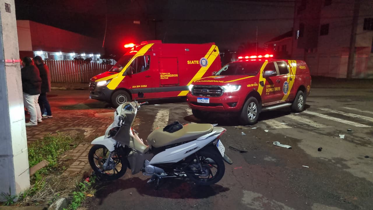 Motociclista fica em estado gravíssimo após acidente no Santo Inácio