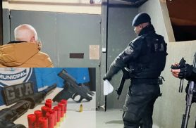 Guarda Municipal apreende pistola e espingarda calibre 12 em Foz do Iguaçu
