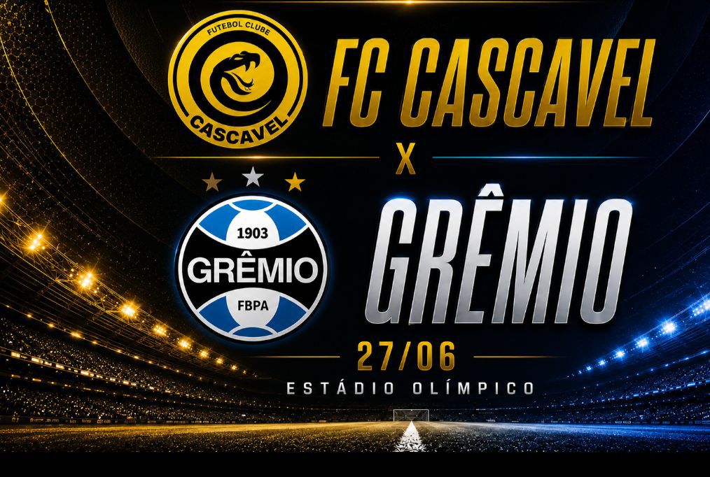 Estádio Olímpico Regional será palco do jogo entre FC Cascavel X Grêmio neste sábado (27) Imagem relativa a Estádio Olímpico Regional será palco do jogo entre FC Cascavel X Grêmio neste sábado (27)